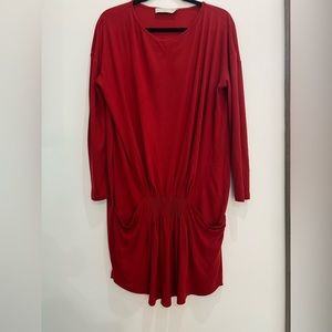 Stella McCartney Jersey Dress Red Large